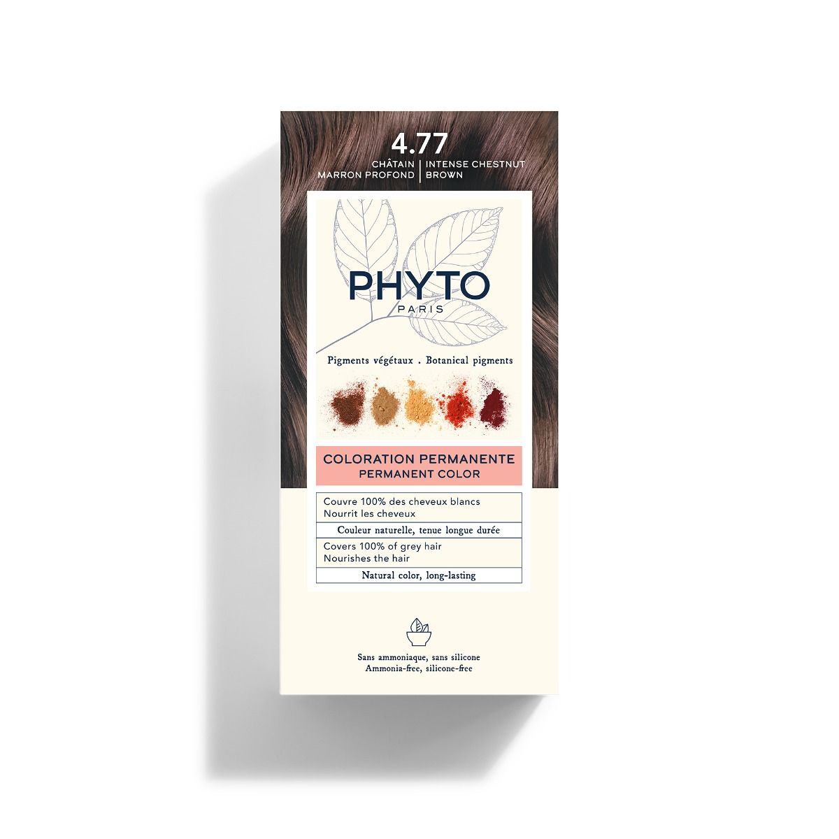 Phyto Hair Color 4.77 Castano Marrone Intenso