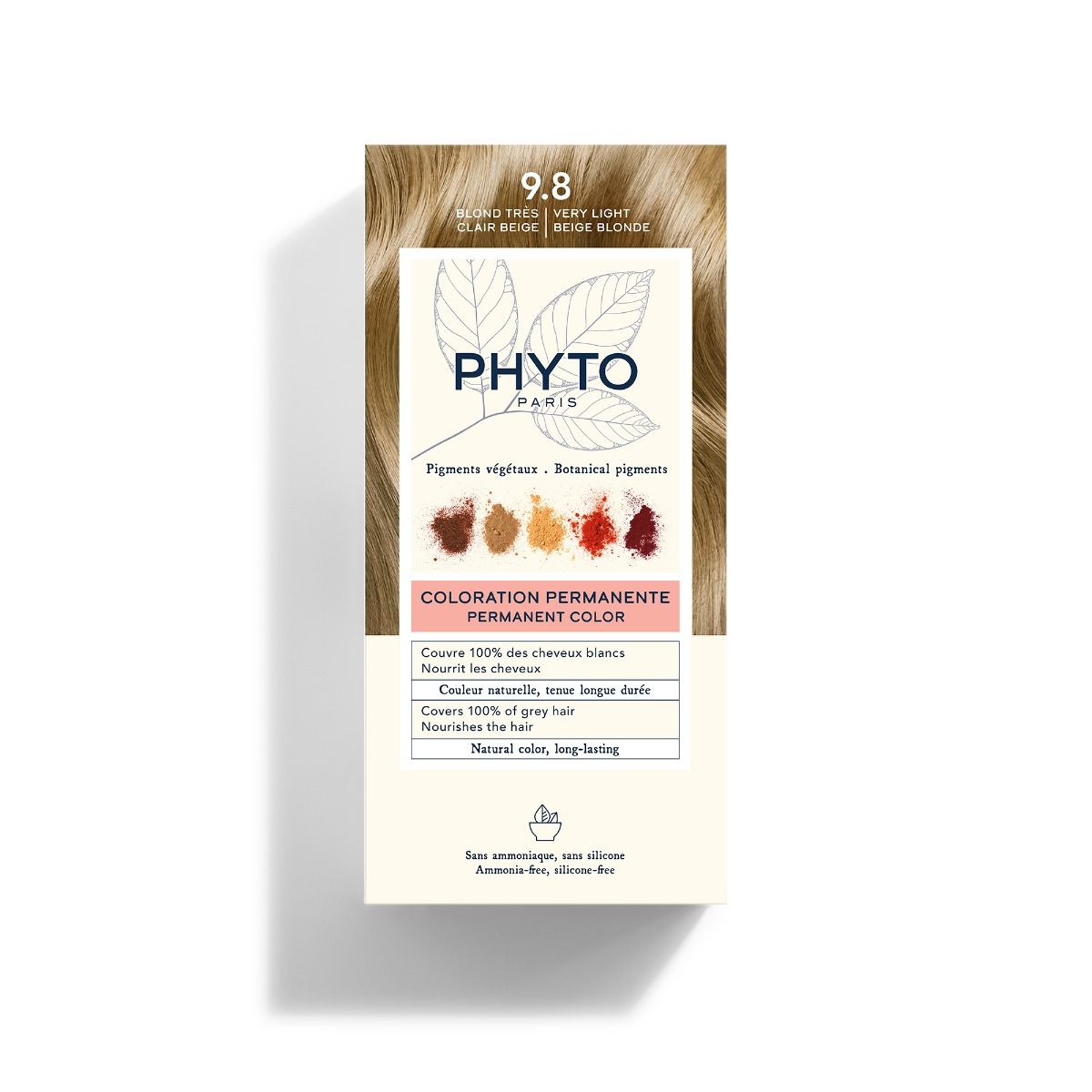 Phyto Hair Color 9.8 Biondo Chiarissimo Cenere